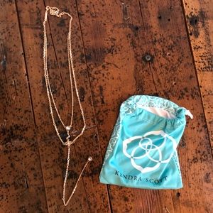 Kendra Scott Rose Gold Coby necklace